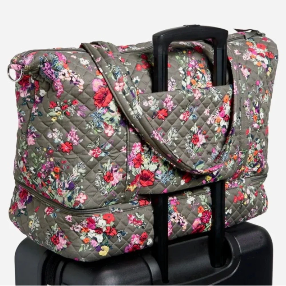 Vera Bradley Deluxe Travel Tote Bag ✨ Lisbon Medallion - Picture 10 of 16